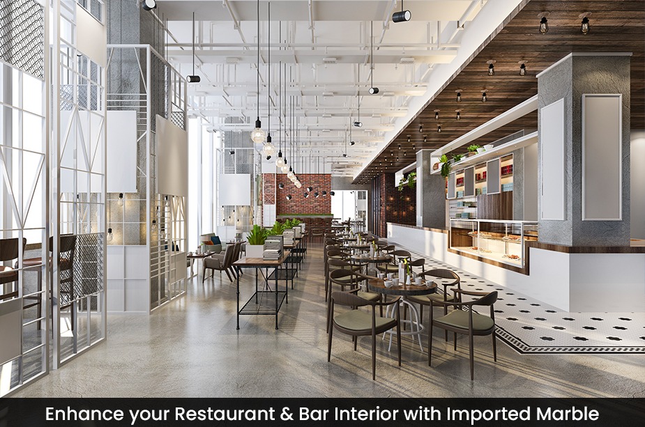 Enhance your Restaurant & Bar Interior with Imported Marble