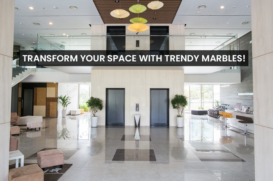 Transform your space with Trendy Marbles!