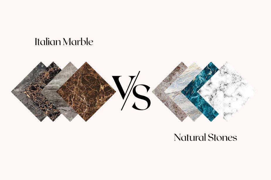 Which is best - Imported Italian Marble vs. Natural Stones 