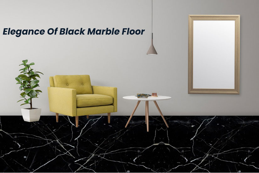 Elegance Of Black Marble Floor 