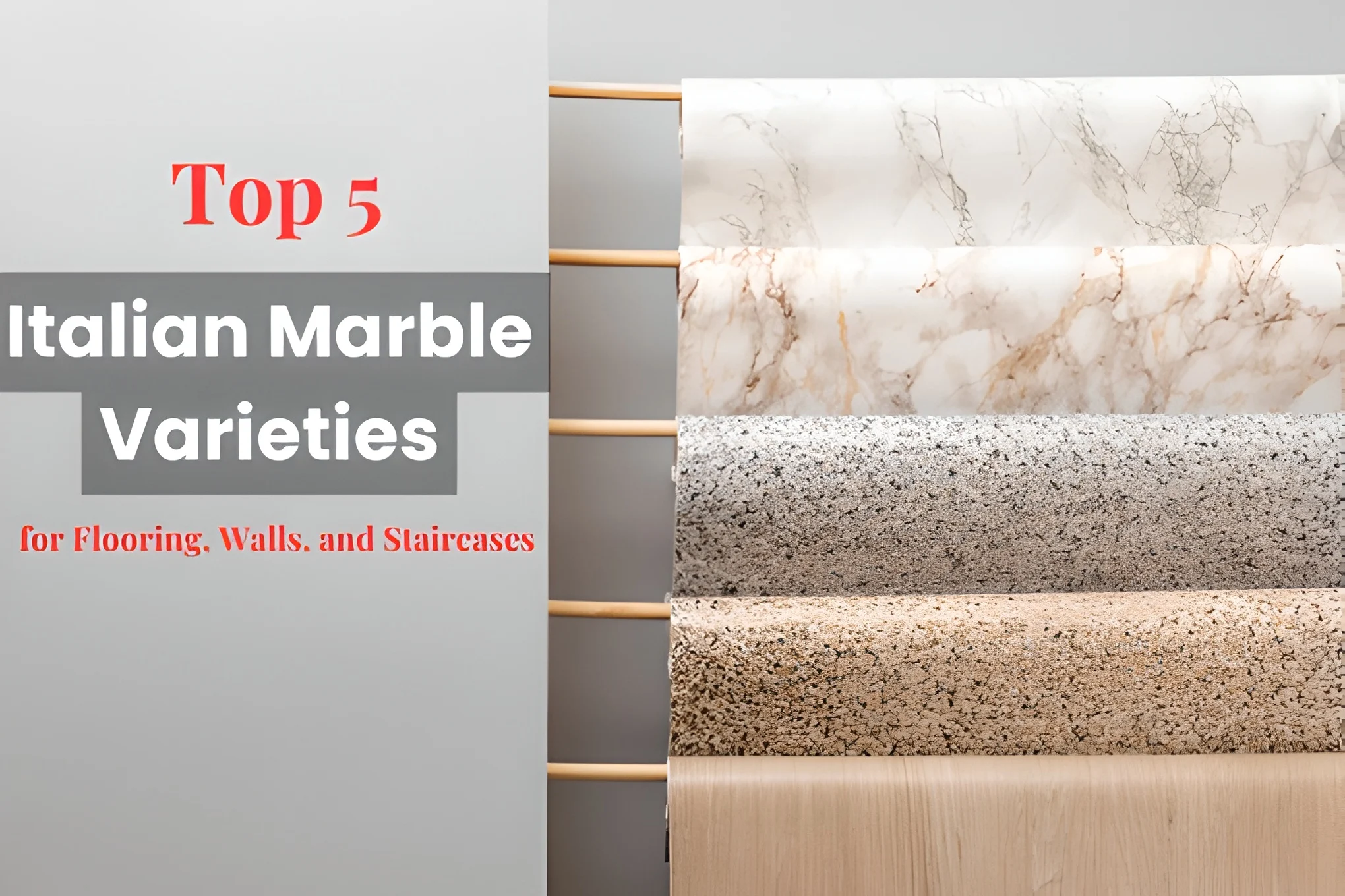 Top 5 Italian Marble Varieties for Flooring, Walls, and Staircases by Stone Hub India