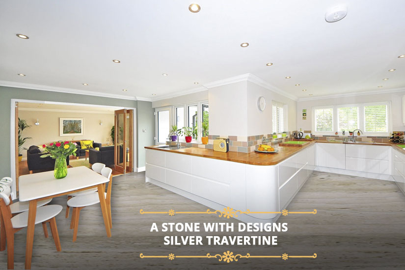 A Stone with Designs: Silver Travertine