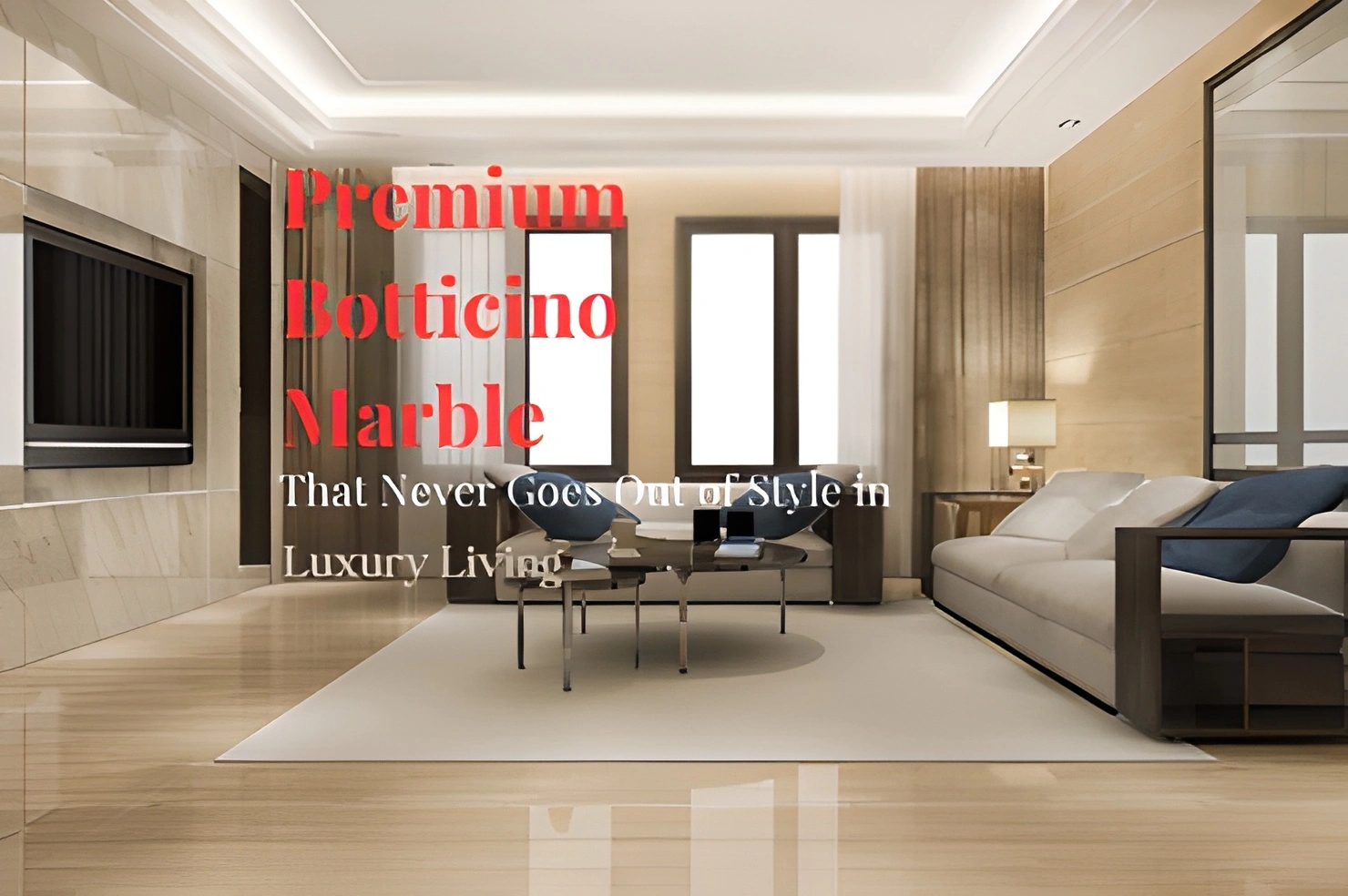Premium Botticino Marble That Never Goes Out of Style in Luxury Living